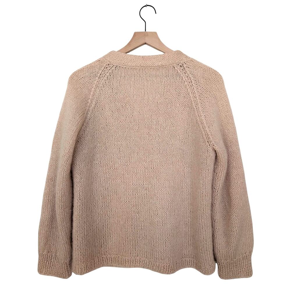 Vintage Hand Knit‎ Cardigan Sweater - Picture 2 of 9